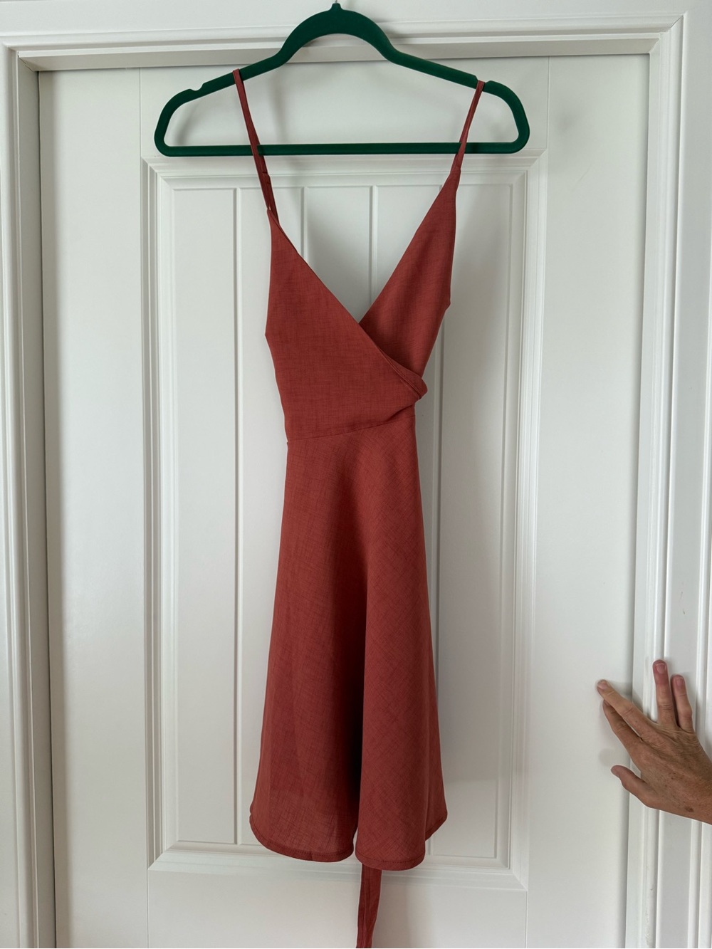 Princess Polly Terracotta Wrap Midi Dress